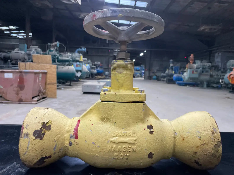 Hansen Ammonia Globe Hand Shut-Off Valve (4")