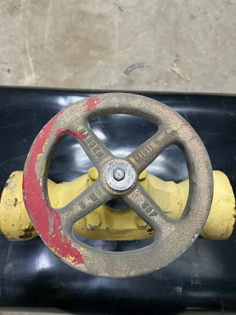 Hansen Ammonia Globe Hand Shut-Off Valve (4")