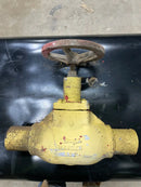 Válvula de globo de cierre manual para refrigerante Hansen (2")