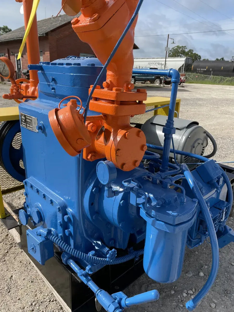 Vilter 442 2-Cylinder Reciprocating Compressor Package (25 HP 230/460 V, Belt Driven)