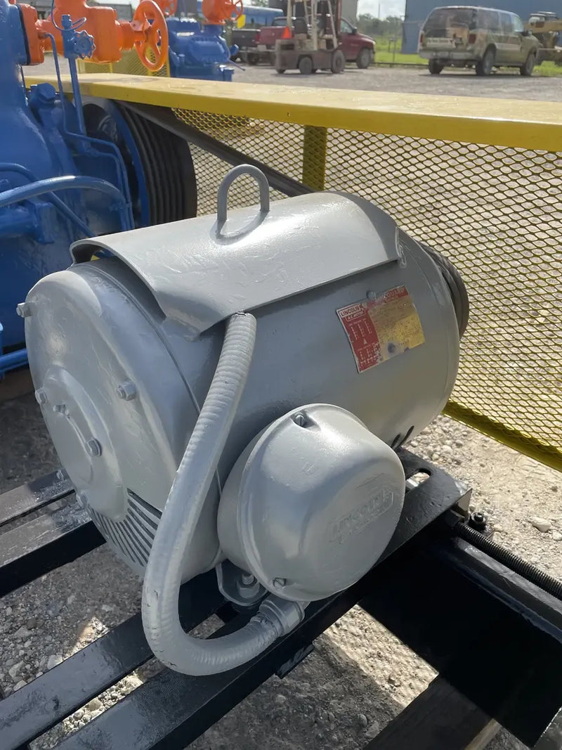 Vilter 442 2-Cylinder Reciprocating Compressor Package (25 HP 230/460 V, Belt Driven)