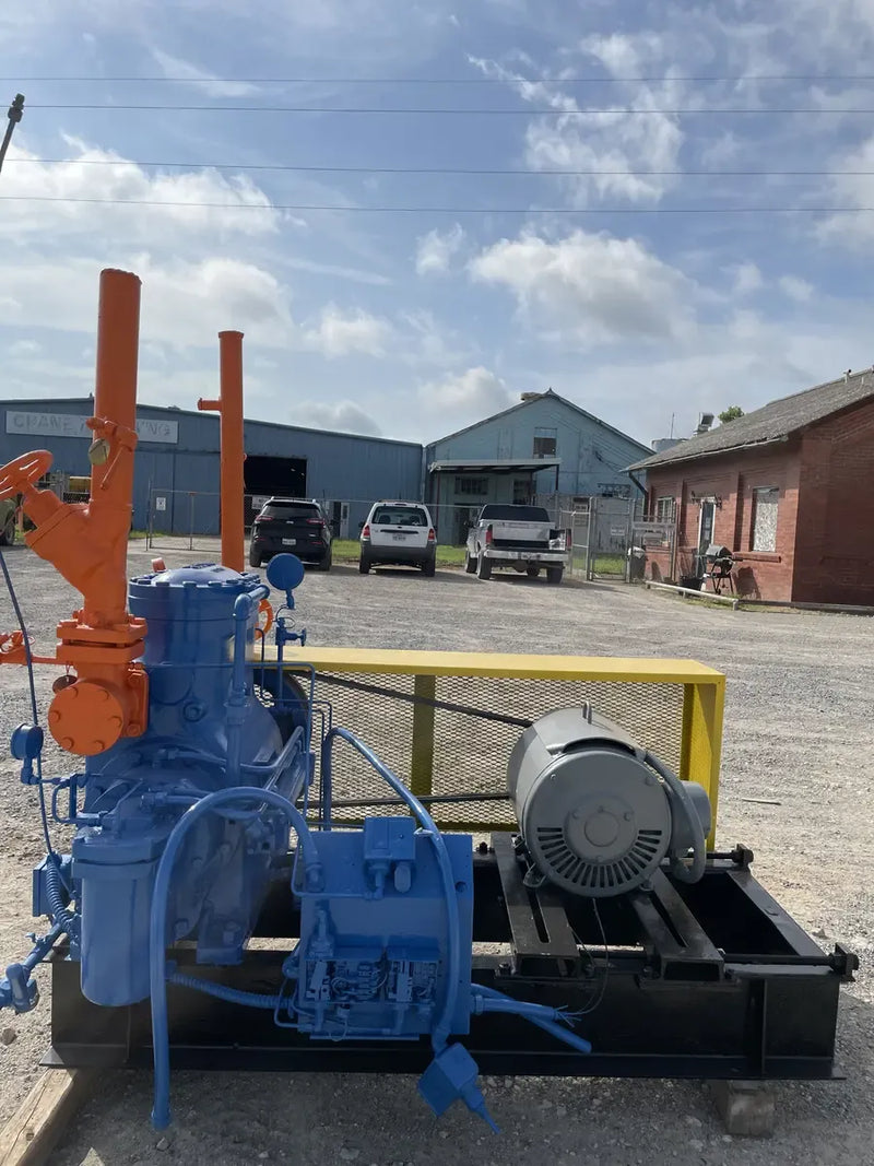 Vilter 442 2-Cylinder Reciprocating Compressor Package (25 HP 230/460 V, Belt Driven)