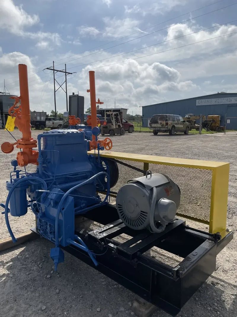 Vilter 442 2-Cylinder Reciprocating Compressor Package (25 HP 230/460 V, Belt Driven)