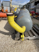 Intercooler horizontal de amoníaco Frick (20 x 60 pulgadas, 81 galones)