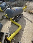 Intercooler horizontal de amoníaco Frick (20 x 60 pulgadas, 81 galones)