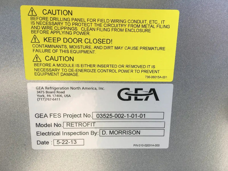 GEA Retrofit Screw Compressor Micro Control Panel