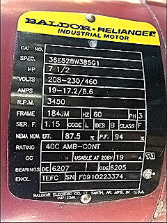Glycol Pump Package with Control Panel Not Specified 