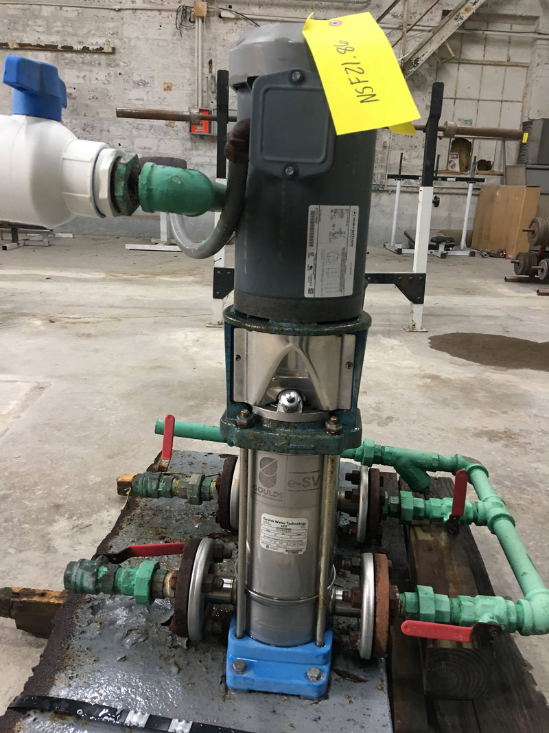 Goulds 5SV Series 5SV9FA30 Vertical Multi-Stage Pump (3 HP, 26 GPM) Goulds 