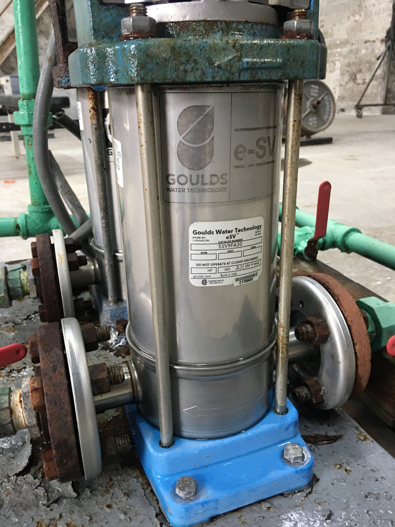 Goulds 5SV Series 5SV9FA30 Vertical Multi-Stage Pump (3 HP, 26 GPM) Goulds 