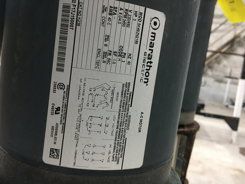 Goulds 5SV Series 5SV9FA30 Vertical Multi-Stage Pump (3 HP, 26 GPM) Goulds 