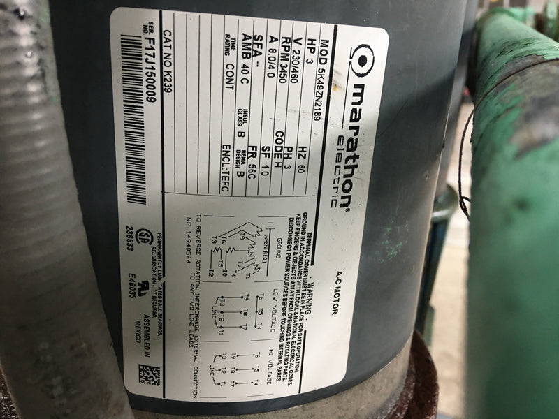 Goulds 5SV Series 5SV9FA30 Vertical Multi-Stage Pump (3 HP, 26 GPM) Goulds 