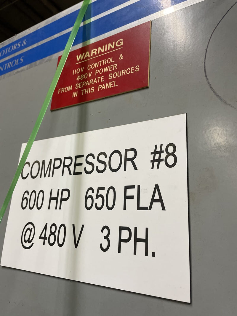 Ram Industries Screw Compressor Motor Starter (600 HP)