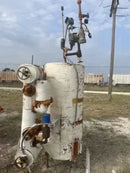 Tambor de sobretensión de amoníaco horizontal Phillips F3105 (25 x 62 pulgadas, 350 galones)