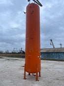 Industrial Service &amp; Fabricators, Inc Receptor de amoníaco vertical (45 x 190 pulgadas, 1500 galones)