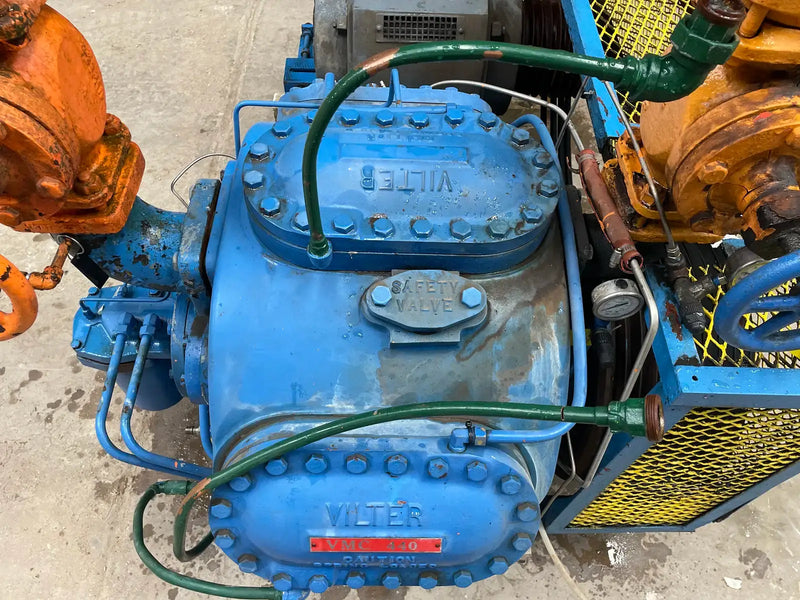 Vilter 446 Reciprocating Compressor Package (60 HP 230/460 V)