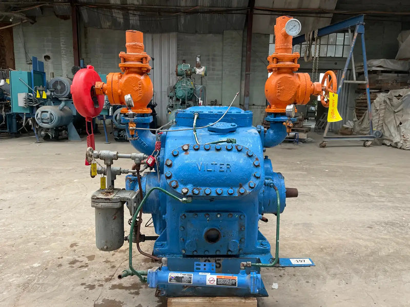 Vilter 446 6-Cylinder Reciprocating Compressor Package (60 HP 208-220/440 V)