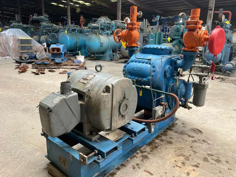 Vilter 446 6-Cylinder Reciprocating Compressor Package (60 HP 208-220/440 V)