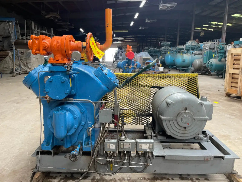 Vilter 444 Reciprocating Compressor Package (50 HP 240 V)
