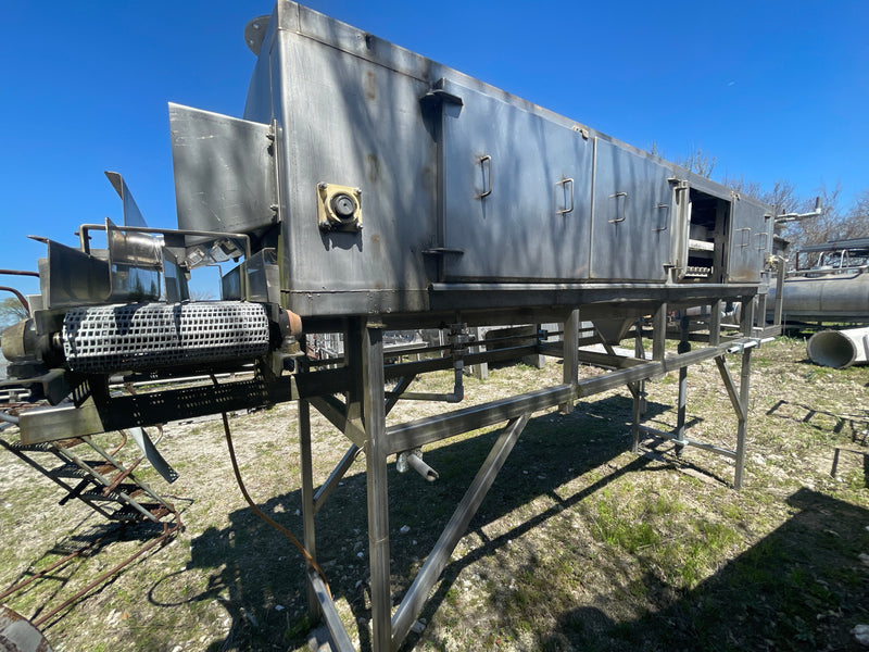 Heinzen HMI Pasteurizing Conveyor for Whole Citrus Fruit Heinzen Manufacturing Inc. 