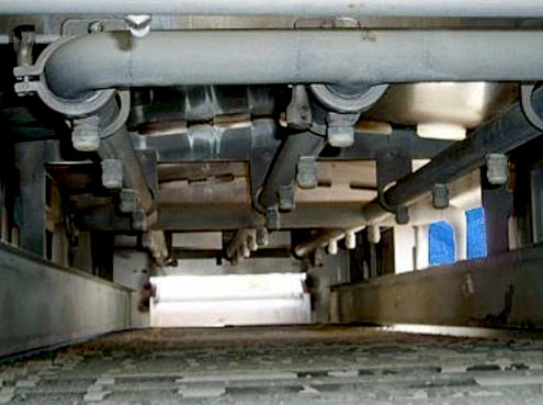 Heinzen HMI Pasteurizing Conveyor for Whole Citrus Fruit Heinzen Manufacturing Inc. 