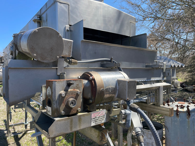 Heinzen HMI Pasteurizing Conveyor for Whole Citrus Fruit Heinzen Manufacturing Inc. 