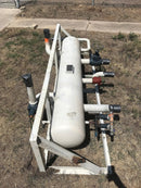 Horizontal Ammonia Refrigerant Vessel - 14 in. x 72 in. Coastline Fabricators 