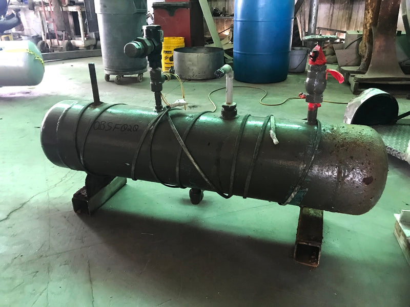 Horizontal Ammonia Refrigeration Oil Pot - 12 gallons Not Specified 