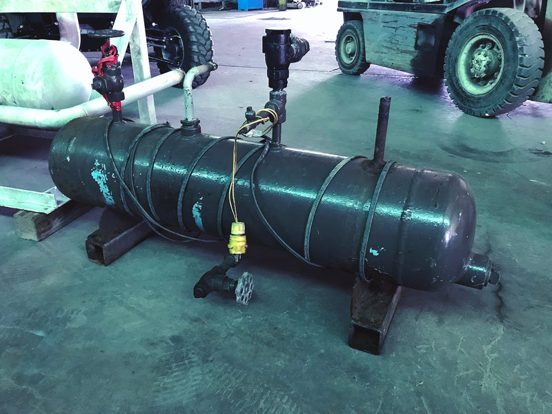 Horizontal Ammonia Refrigeration Oil Pot - 12 gallons Not Specified 