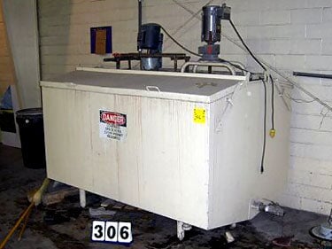 Horizontal Steel Jacketed Mixing Tank Genemco 