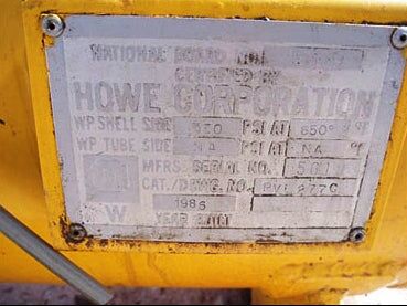 Howe Corporation Refrigerant Receiver System - 69 Gallon Howe Corporation 