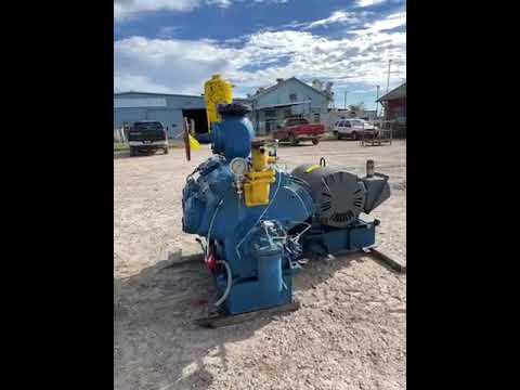 Vilter 4416 16-Cylinder Reciprocating Compressor Package (200 HP 460 V, Belt Driven)
