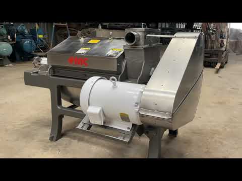 Extractor/acabador de tornillo pulper FMC 75B (15 HP, 75-100 GPM)