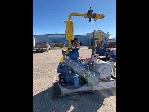 Vilter 448 8-Cylinder Reciprocating Compressor Package (100 HP 208-220/440 V, Belt Driven)