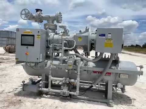 Mycom N220JS-LI-E-250 Rotary Screw Compressor Package (N220JS-LI-E-250, 250 HP 460 V, Mycom Micro Control Panel)