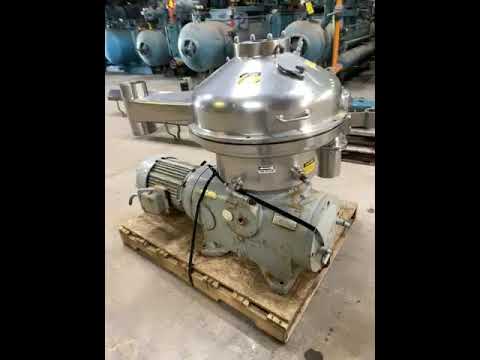 Separador centrífugo de disco Westfalia (6500 RPM)