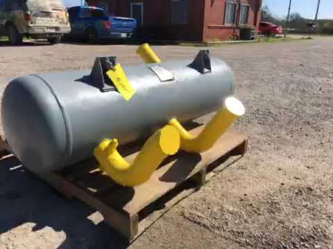 E.L. Nickell Co. Ammonia Intercooler (13in X 60 in. 34 Gallons)