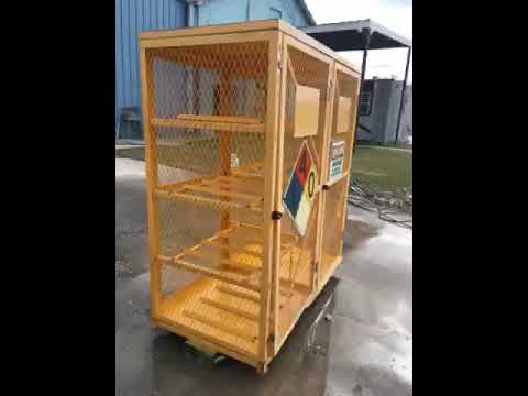 Cylinder Storage Cabinet 17 Cylinder Capacity