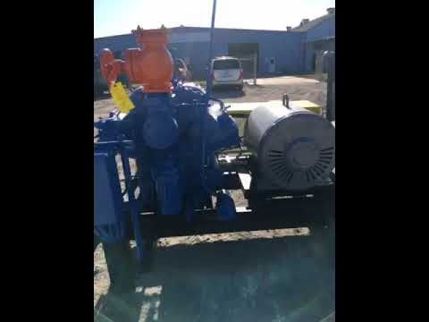 Vilter 458 8 Cylinder Reciprocating Compressor Package (1-150 HP 460 V, Belt Driven)