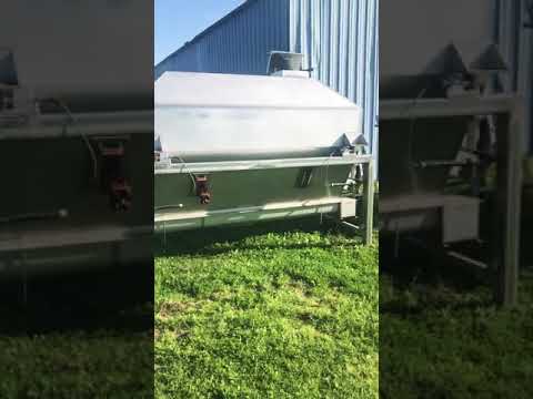 Stainless Steel Ice Storage Holding Bin & Conveyor, Screw Auger / Ice Dispenser