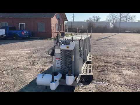 Bobina evaporadora de amoníaco Frick SCS 584TH RH1 - 22,5 TR, 5 ventiladores (temperatura baja/media)
