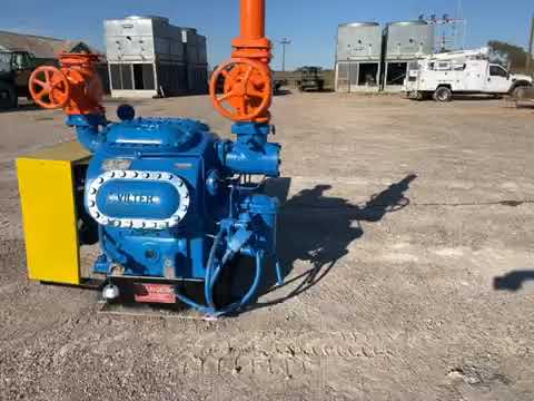 Vilter 448 8-Cylinder Reciprocating Compressor (Belt Driven)