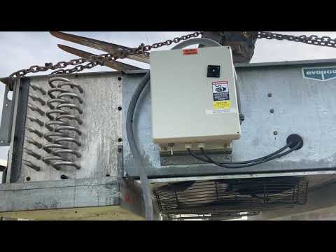 Evapco SSTD2-00700-3 Bobina evaporadora de amoníaco - 9 TR, 2 ventiladores (temperatura baja/media)