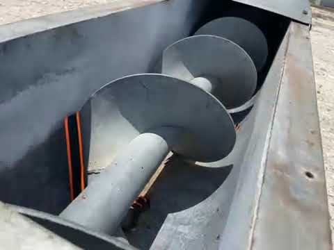 Transportador de tornillo sinfín de acero galvanizado - 3 HP