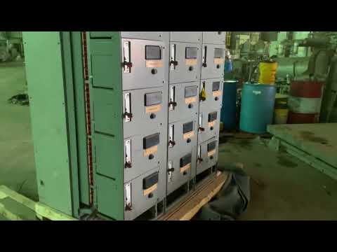 Square D Company 3 Section Motor Control Center (600 Amp, 60 Hz, 3 Ph)