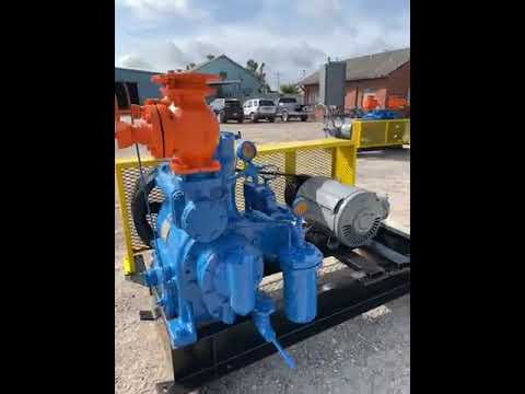 Vilter 442 2-Cylinder Reciprocating Compressor Package (30 HP 230/460 V, Belt Driven)