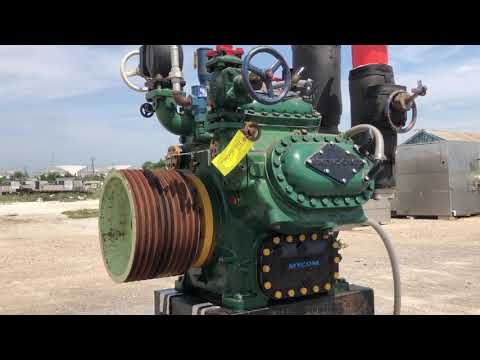 Mycom N62B 8-Cylinder Reciprocating Compressor Package (100 HP 230/460 V, Belt Driven)