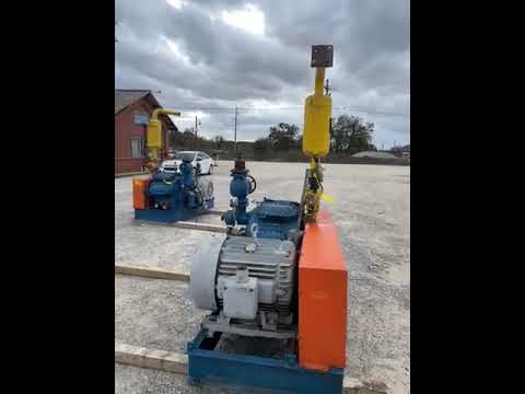 Vilter 438 8-Cylinder Reciprocating Compressor Package (100 HP 206/460 V, Belt Driven)