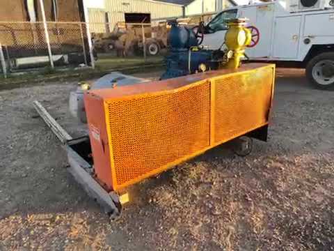 Vilter 448 8-Cylinder Reciprocating Compressor Package (100 HP 208-220/440 V, Belt Driven)