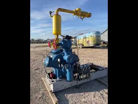 Vilter 438  8-Cylinder Reciprocating Compressor (Belt Driven)