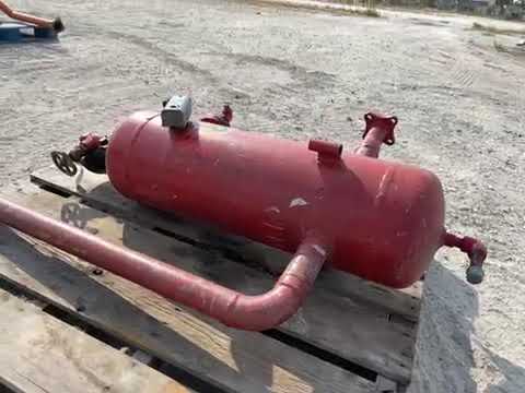 Seattle Refrigeration Inc Vertical Oil Separator (10in X 35in. 12 Gallons)